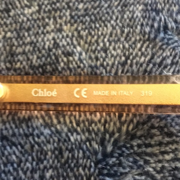 Chloe Sunglasses iCE760S Gold Square Cat Eye NWT - Picture 5 of 9